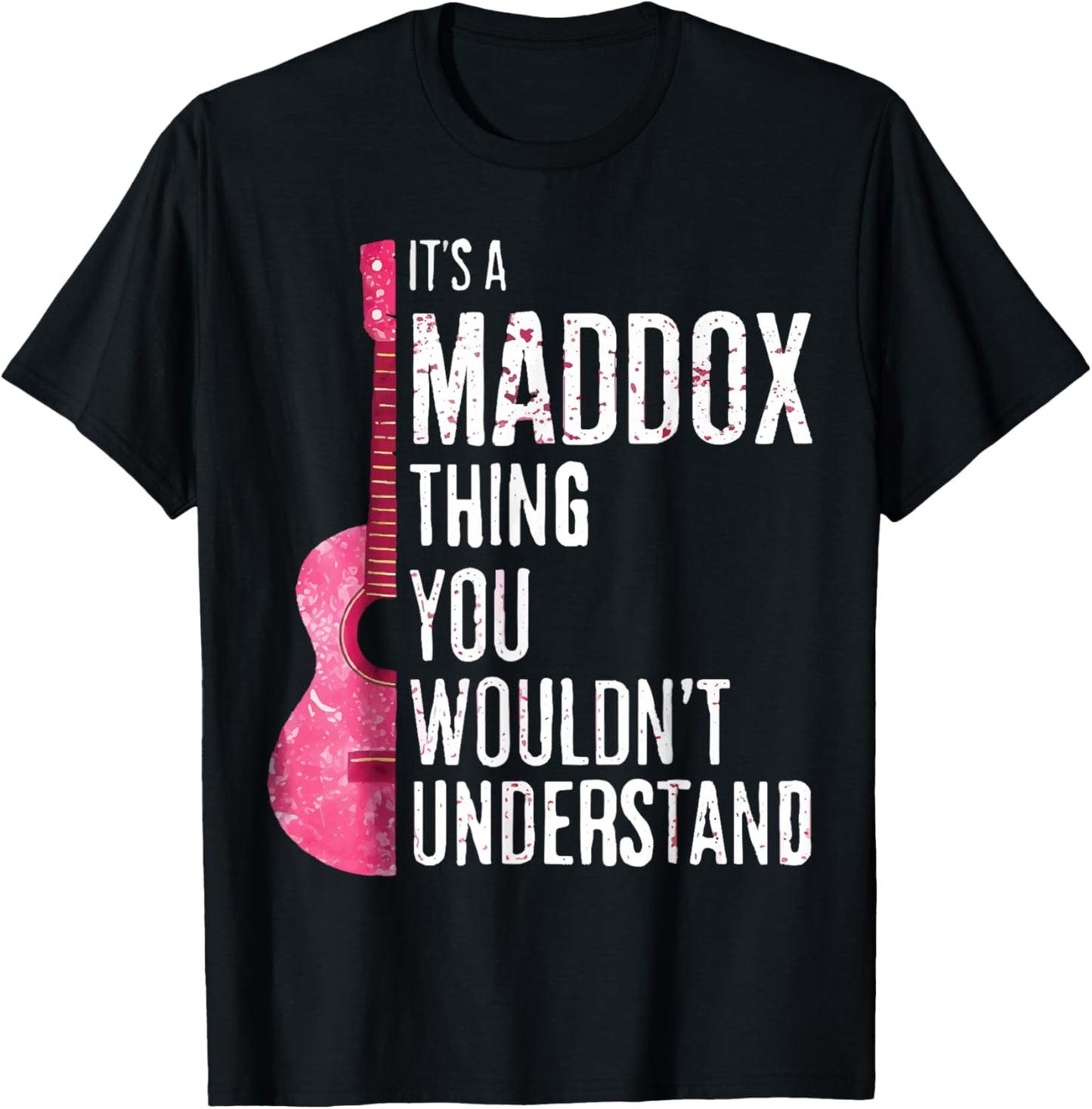 It's A Maddox Thing You Wouldn't Understand Groovy Vintage T-Shirt - T-Shirt | Black