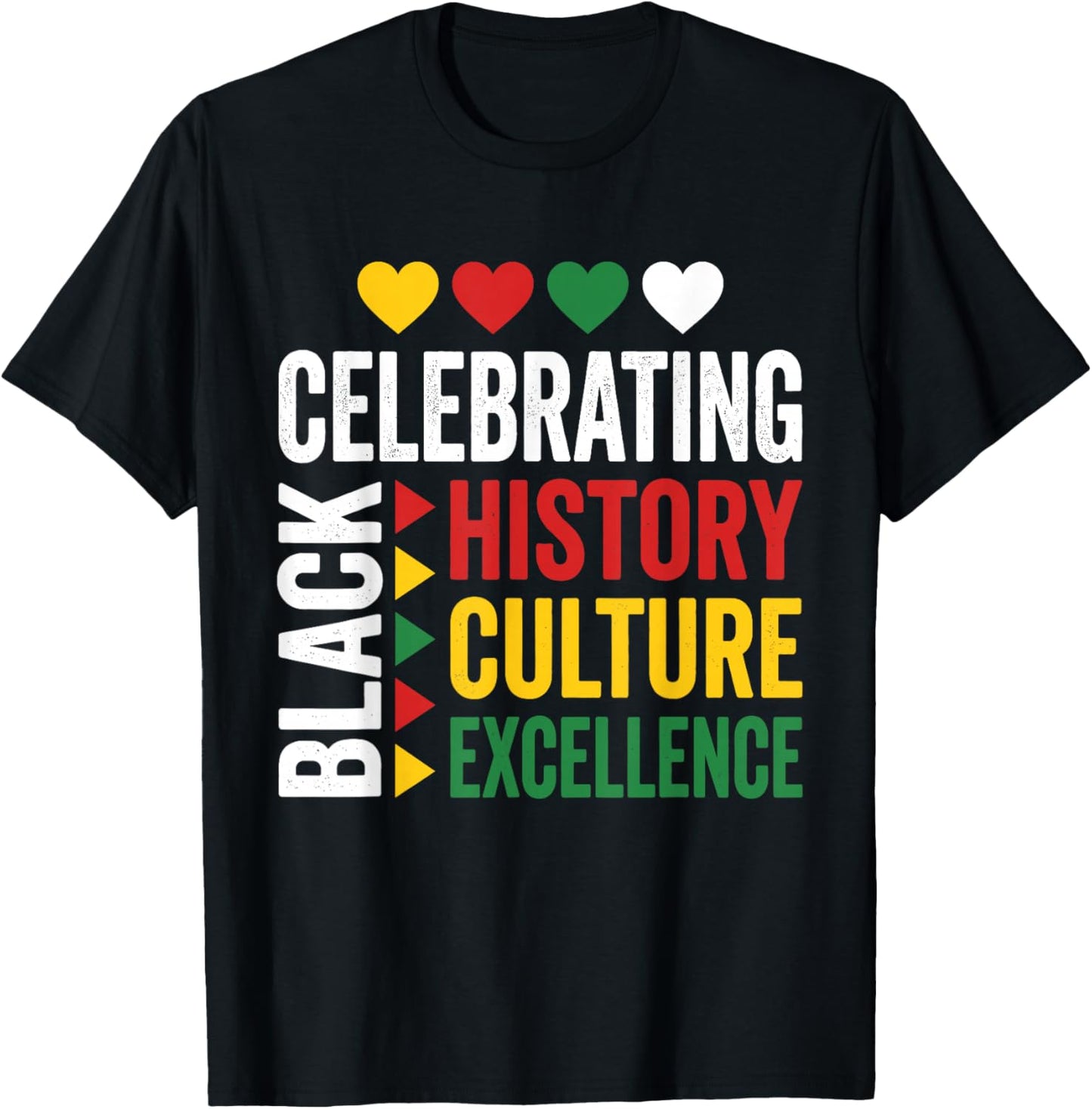 Celebrating Black History Month African Afro Men Women Kids T-Shirt - T-Shirt | Black