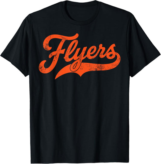 Flyers Vintage Women Boys Girls Kids Youth T-Shirt - T-Shirt | Black