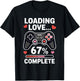 67 Six Seven Gamer Valentine's Day 6 7 Meme Boys Video Game T-Shirt - T-Shirt | Black