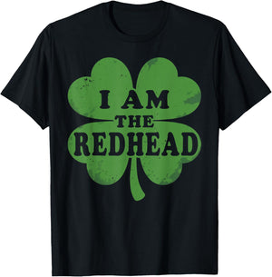 Funny Dibs On The Redhead I Am The Redhead Women Men Kids T-Shirt - T-Shirt | Black