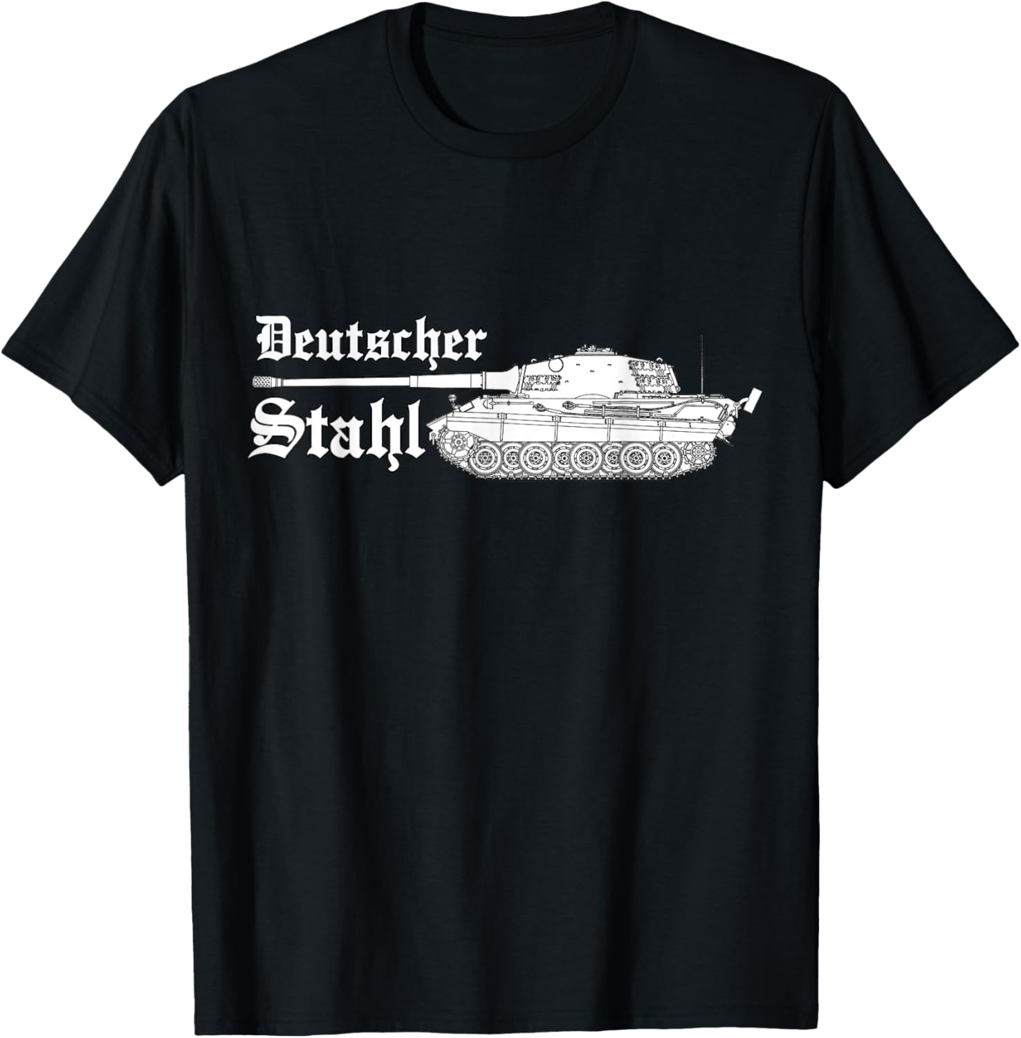 Tiger Panzer WWII Panzer Fan Panzerkampfwagen VI T-Shirt - T-Shirt | Black
