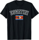 ESWATINI Flag Vintage Distressed Retro Heritage Design T-Shirt - T-Shirt | Black