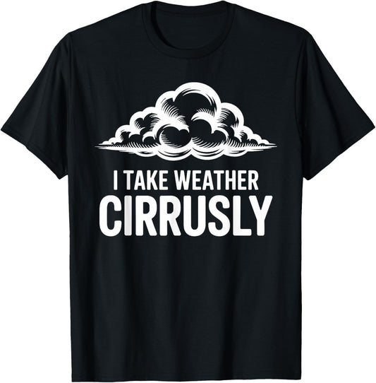 Meteorologist Design Women Weatherman Weather Lover T-Shirt - T-Shirt | Black
