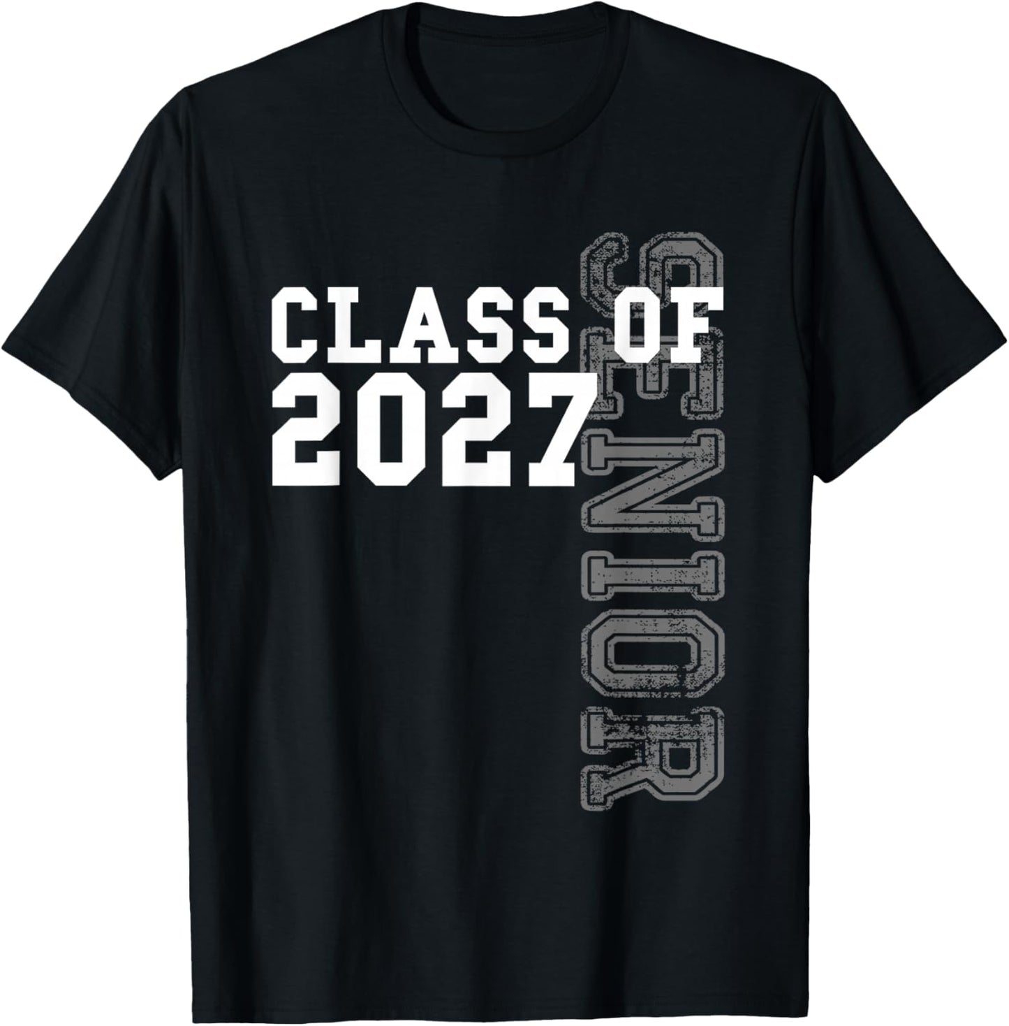 Senior Class of 2027 - Graduation Year High School & College T-Shirt - T-Shirt | Black