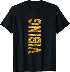 Brown Color Vibing Liquid Brown Graphic T-Shirt - T-Shirt | Black