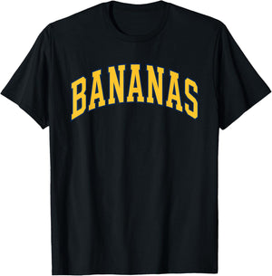 Banana Retro Throwback Popular Fruit Humor Bananas T-Shirt - T-Shirt | Black