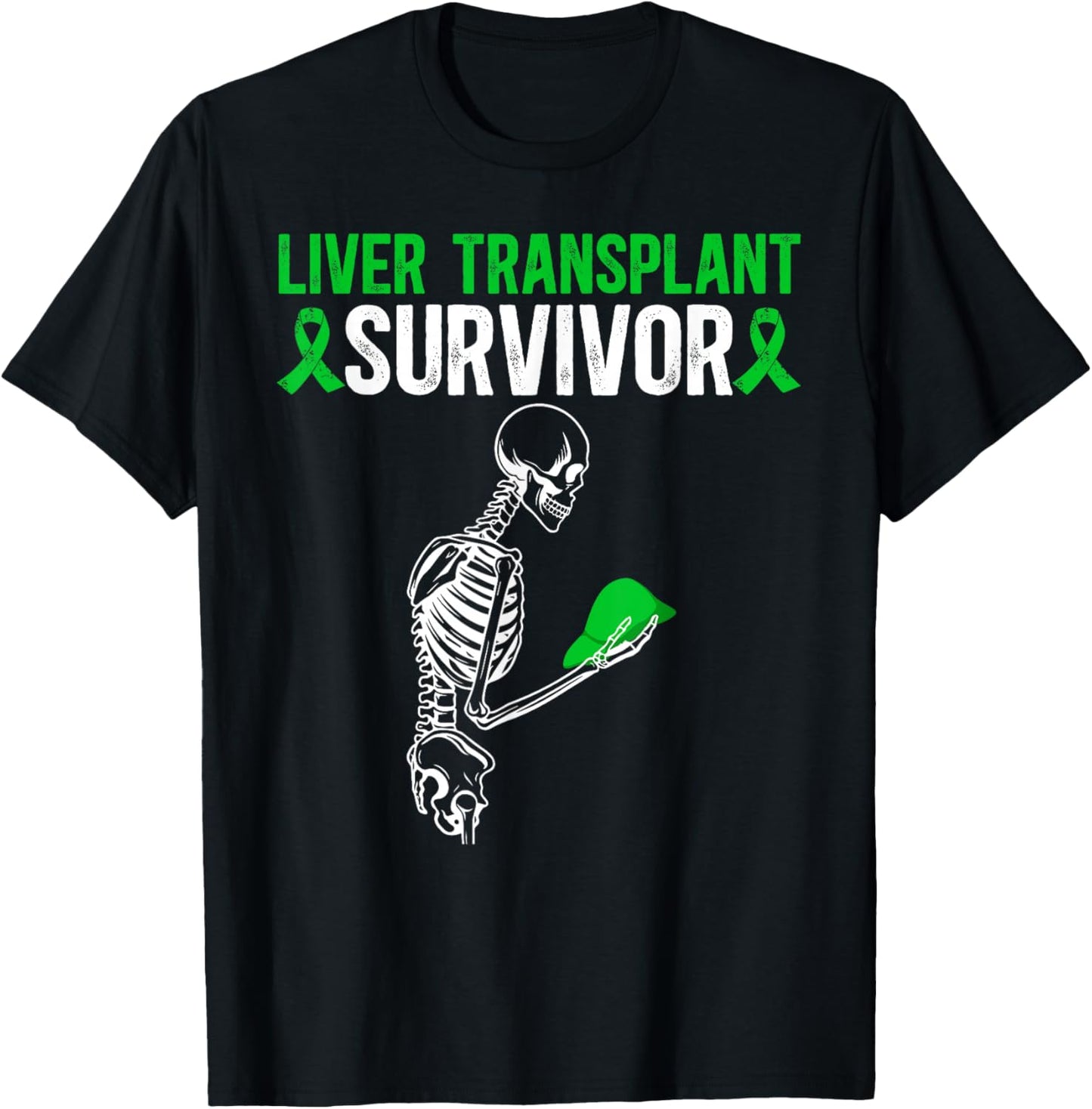 Liver Transplant Survivor Liver Transplant Surgery T-Shirt - T-Shirt | Black