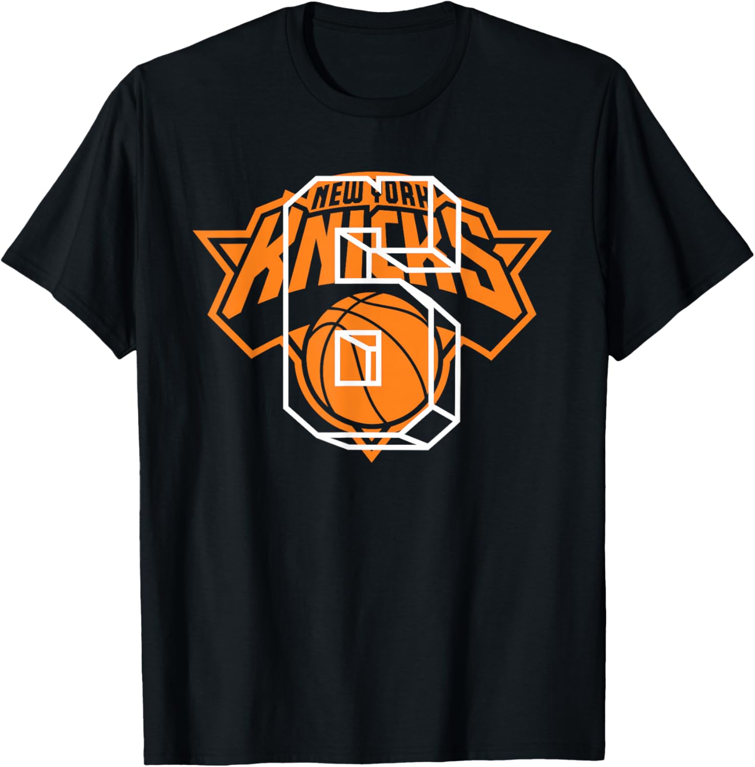 NBA Official New York Knicks 6-7 Craze Kickout T-Shirt - T-Shirt | Black