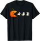 Pumpkin Eating Ghost Halloween Gaming Boys Teen Kids T-Shirt - T-Shirt | Black