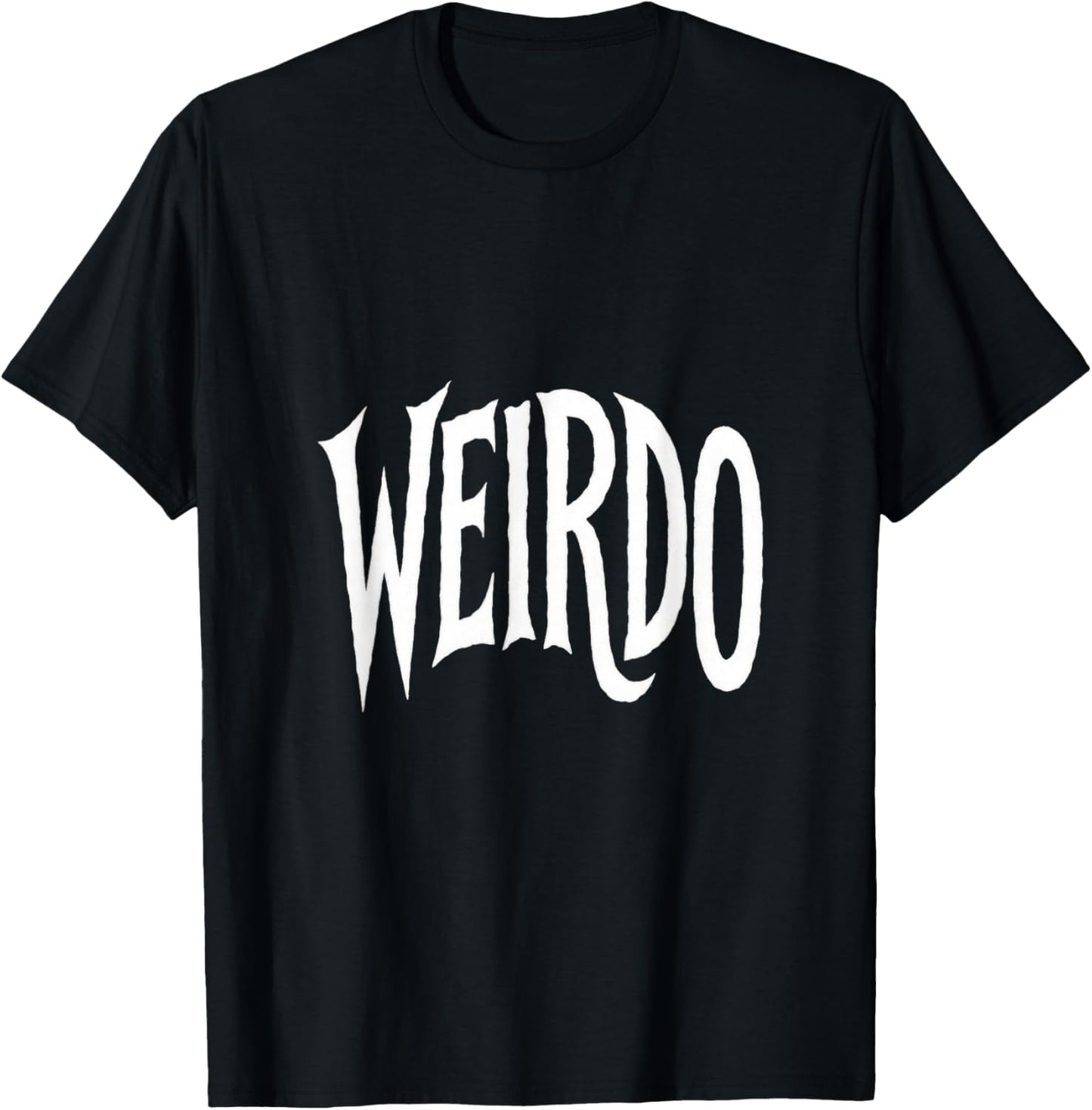 Weirdo - Goth Emo Punk Subculture Design T-Shirt - T-Shirt | Black