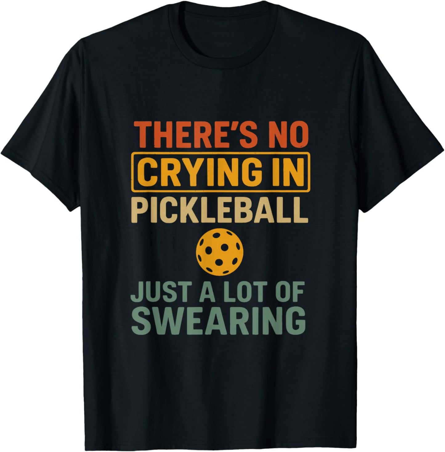 Cool Pickle Ball Player Lovers Funny Clothes Men Women T-Shirt - T-Shirt | Black