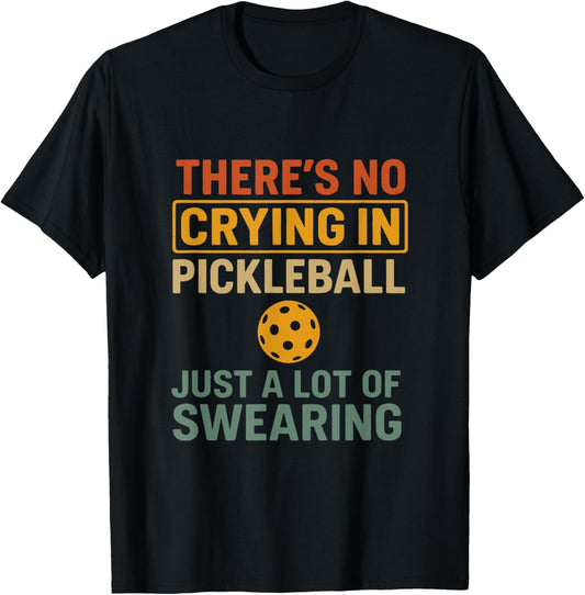 Cool Pickle Ball Player Lovers Funny Clothes Men Women T-Shirt - T-Shirt | Black