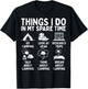 Things I Do in My Spare Time Camping Lover T-Shirt - T-Shirt | Black