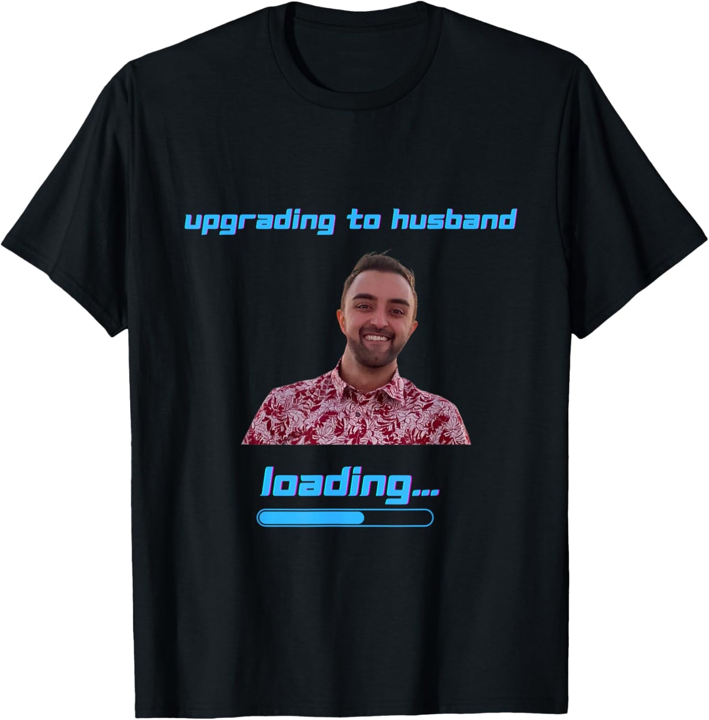 Upgrading to Husband Status T-Shirt - T-Shirt | Black