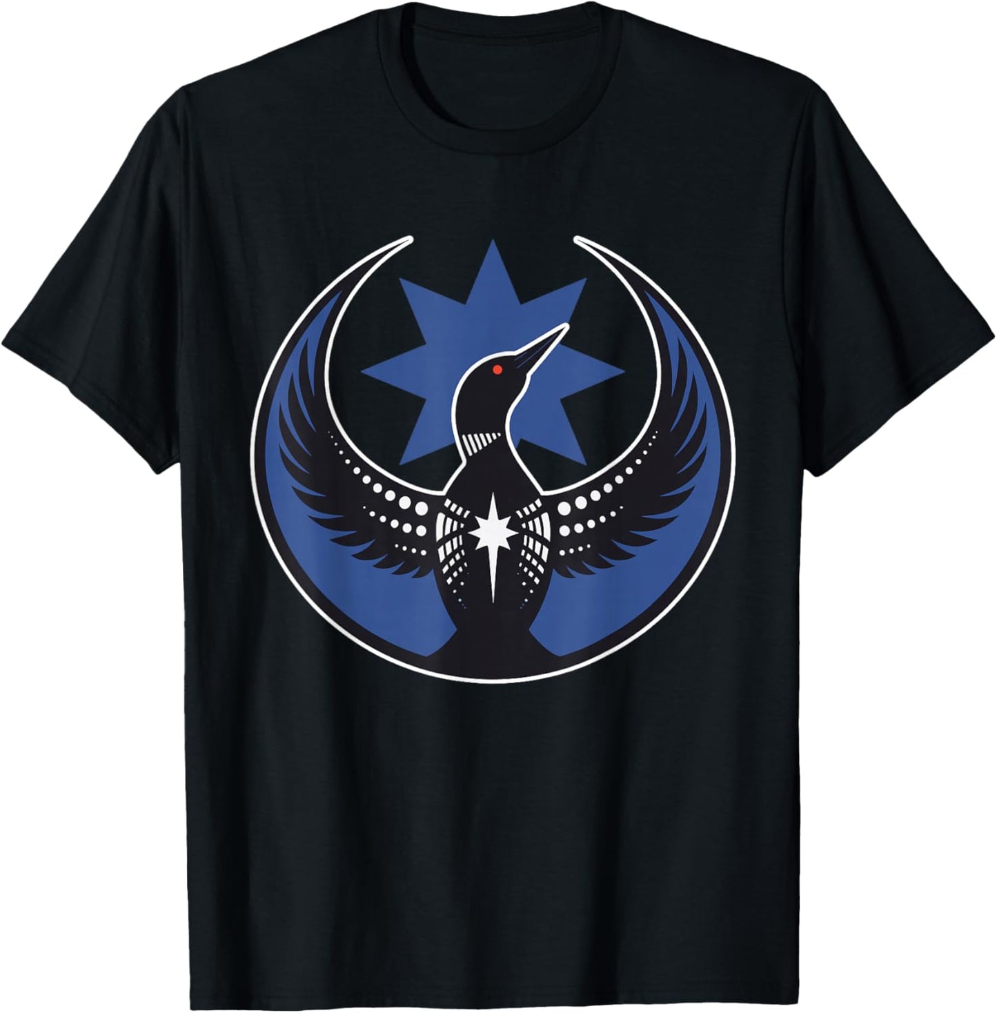 Minnesota Rebel New State Flag T-Shirt - T-Shirt | Black