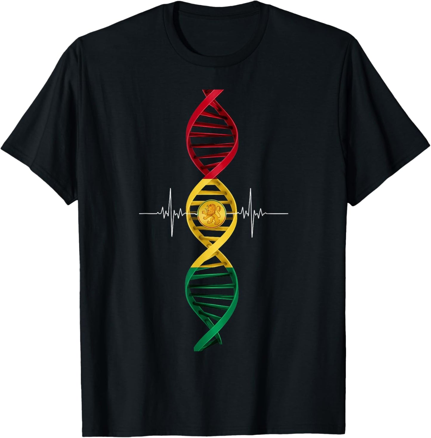 Rasta Reggae Music Jamaican Rastafari Roots Rastafarian T-Shirt - T-Shirt | Black