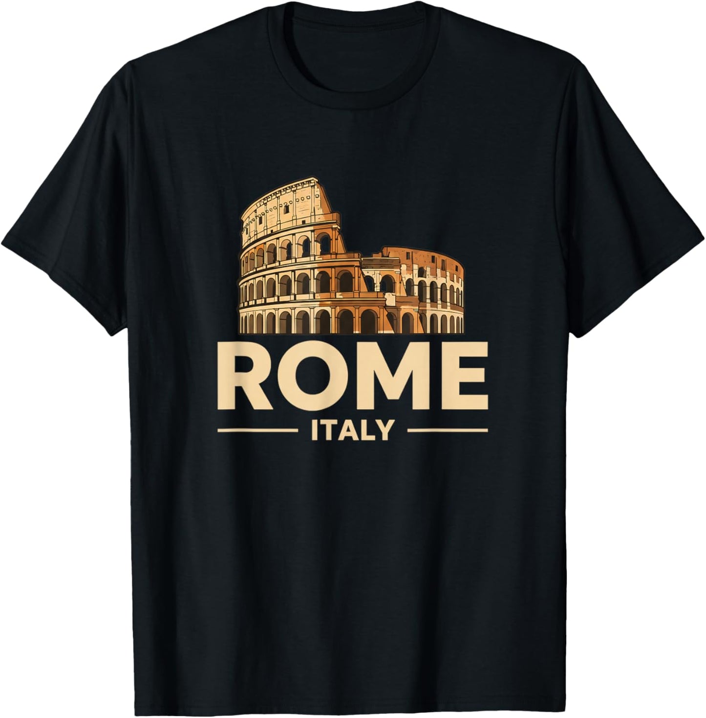 Rome Italy Colosseum Kids Travel Souvenir T-Shirt - T-Shirt | Black