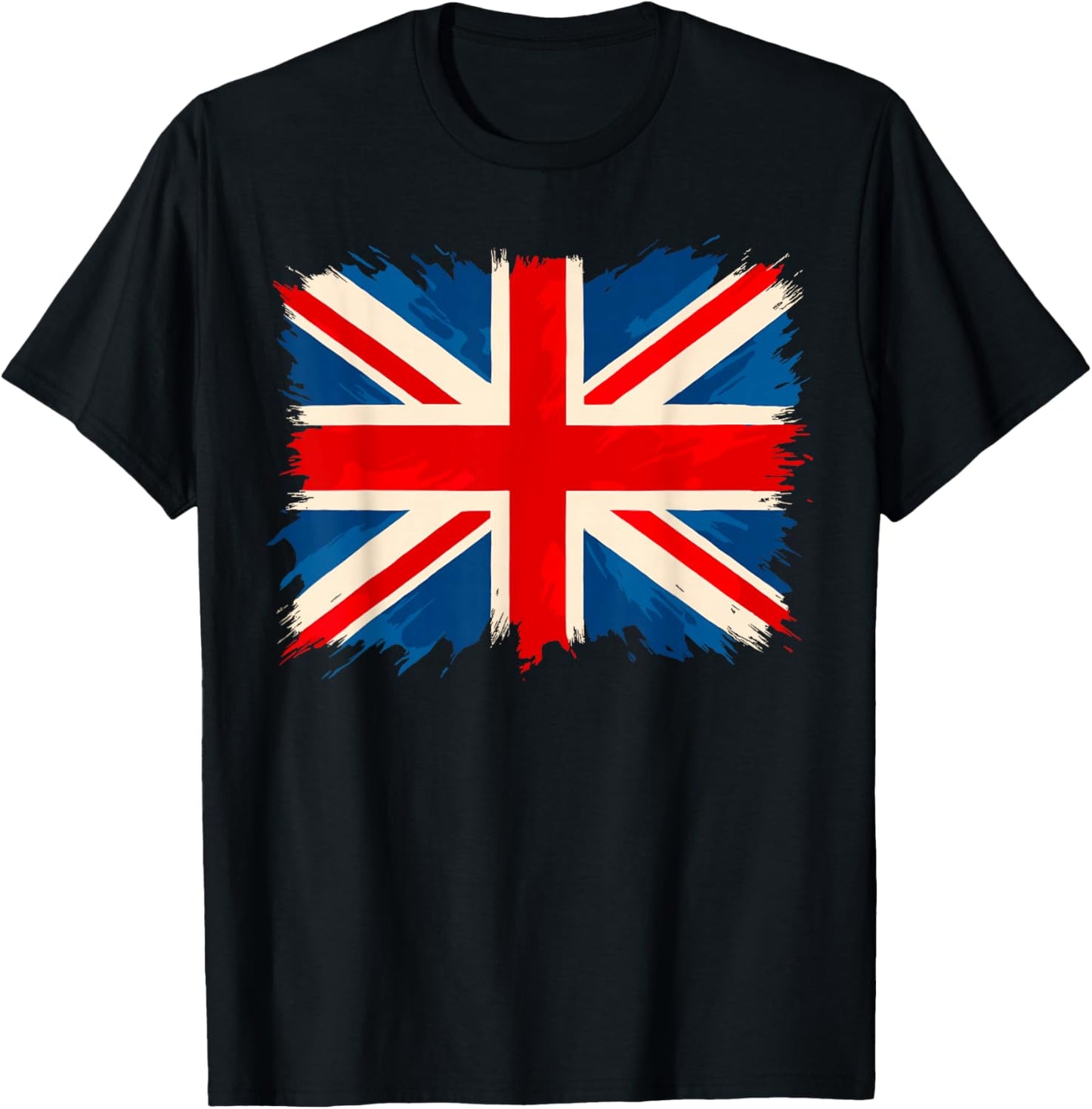 UK Flag United Kingdom Great Britain T-Shirt - T-Shirt | Black