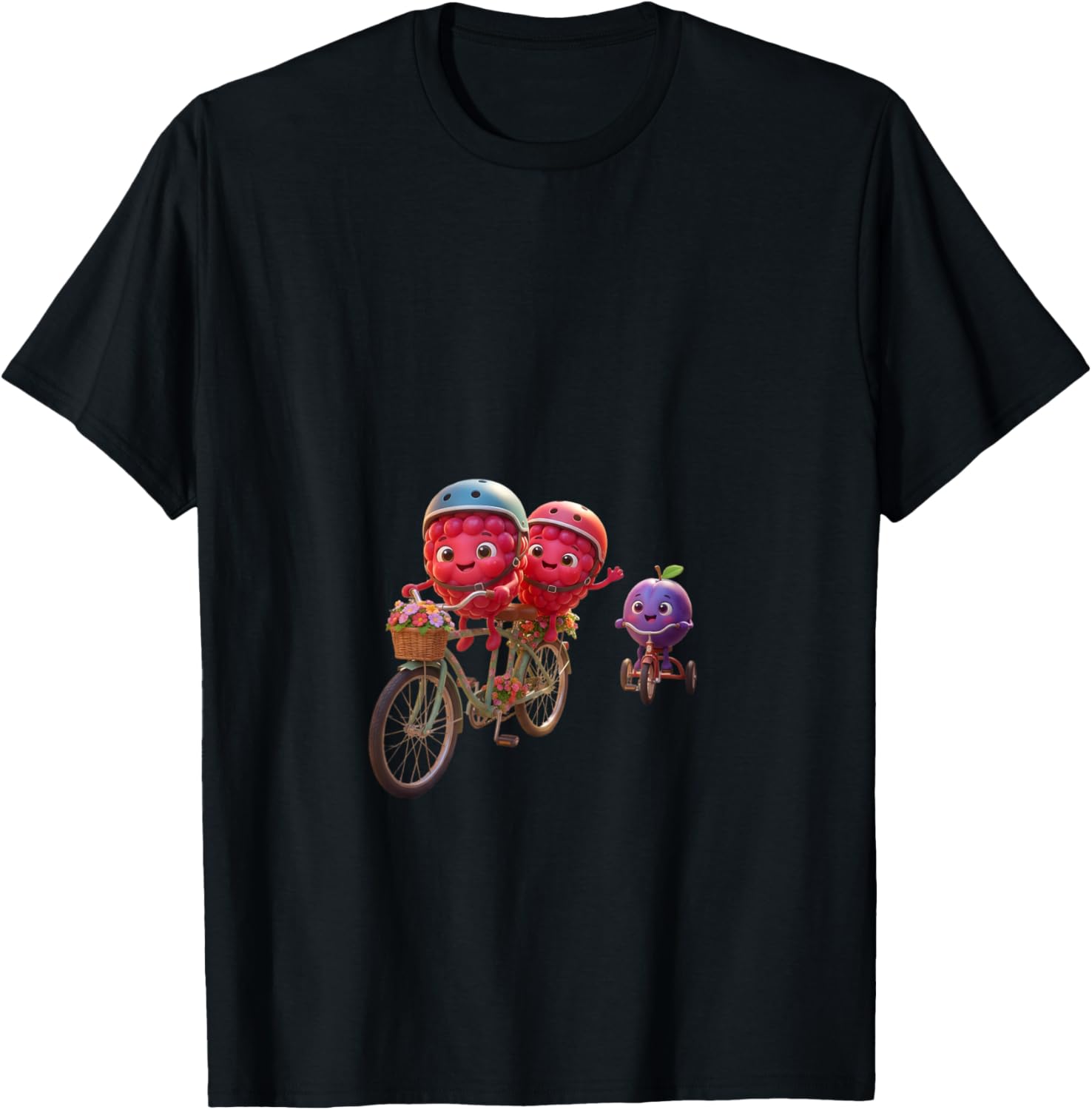 Berry Wheelie Fun T-Shirt - T-Shirt | Black