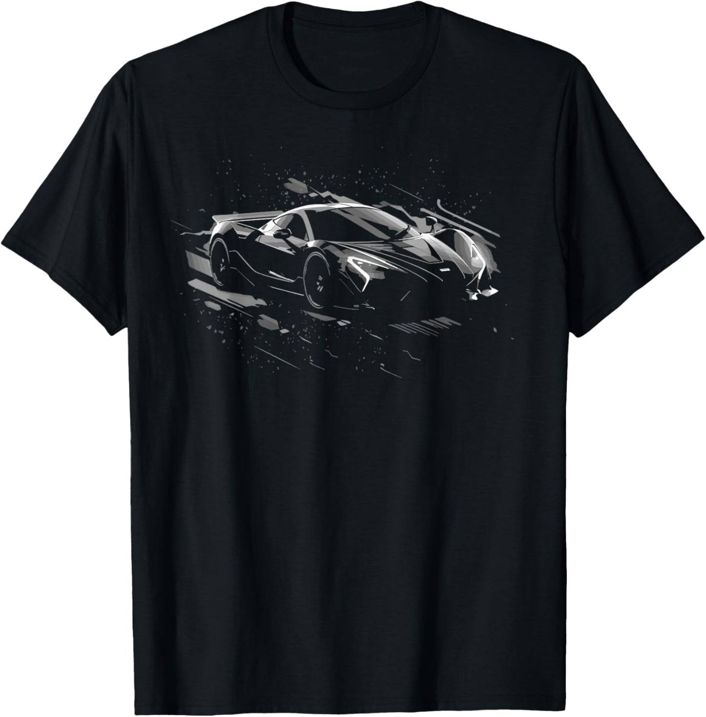 Supercar Sports Car T-Shirt - T-Shirt | Black