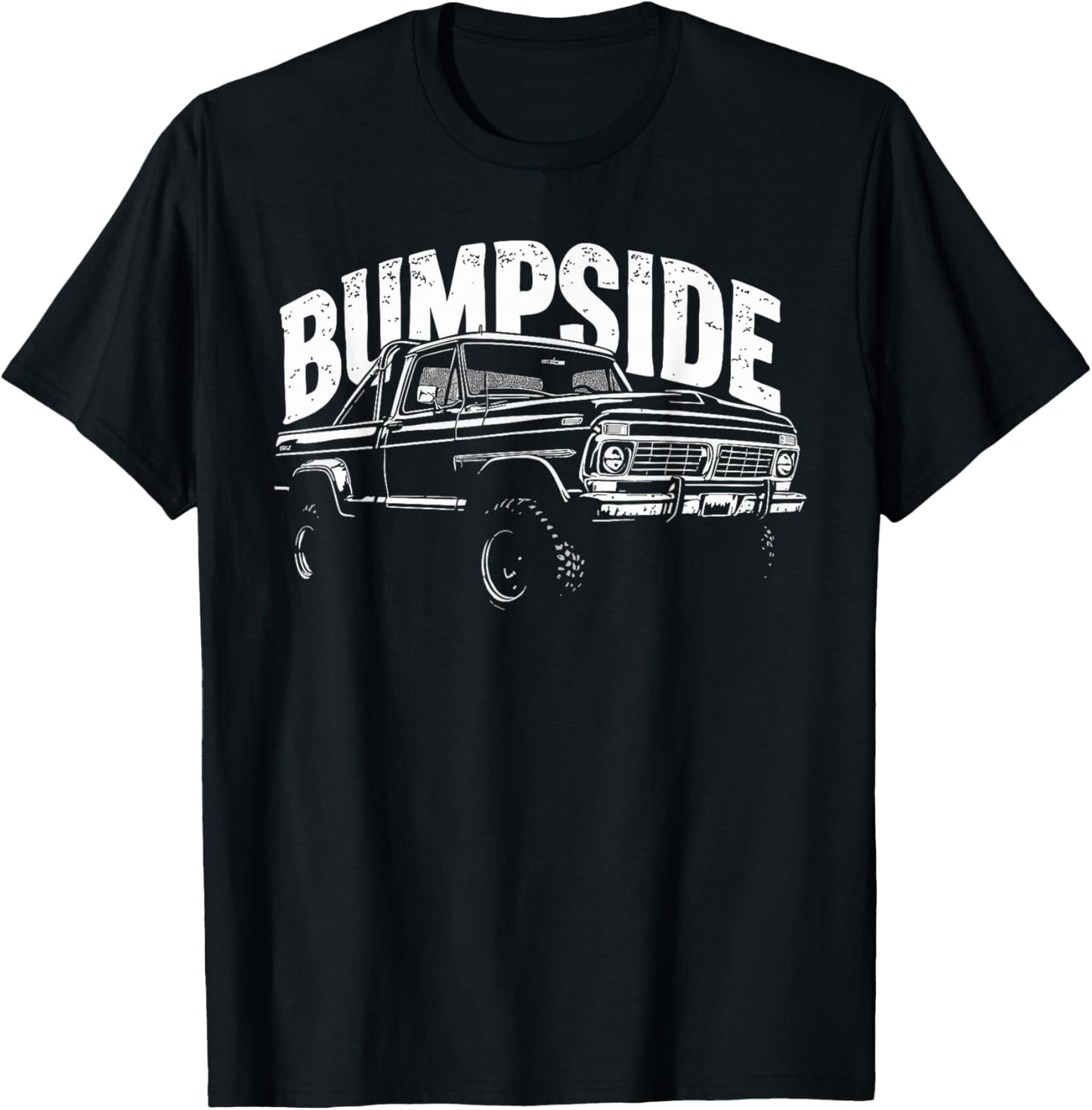 1969 Bumpside F Truck 4x4 Classic Old School Offroad Truck T-Shirt - T-Shirt | Black
