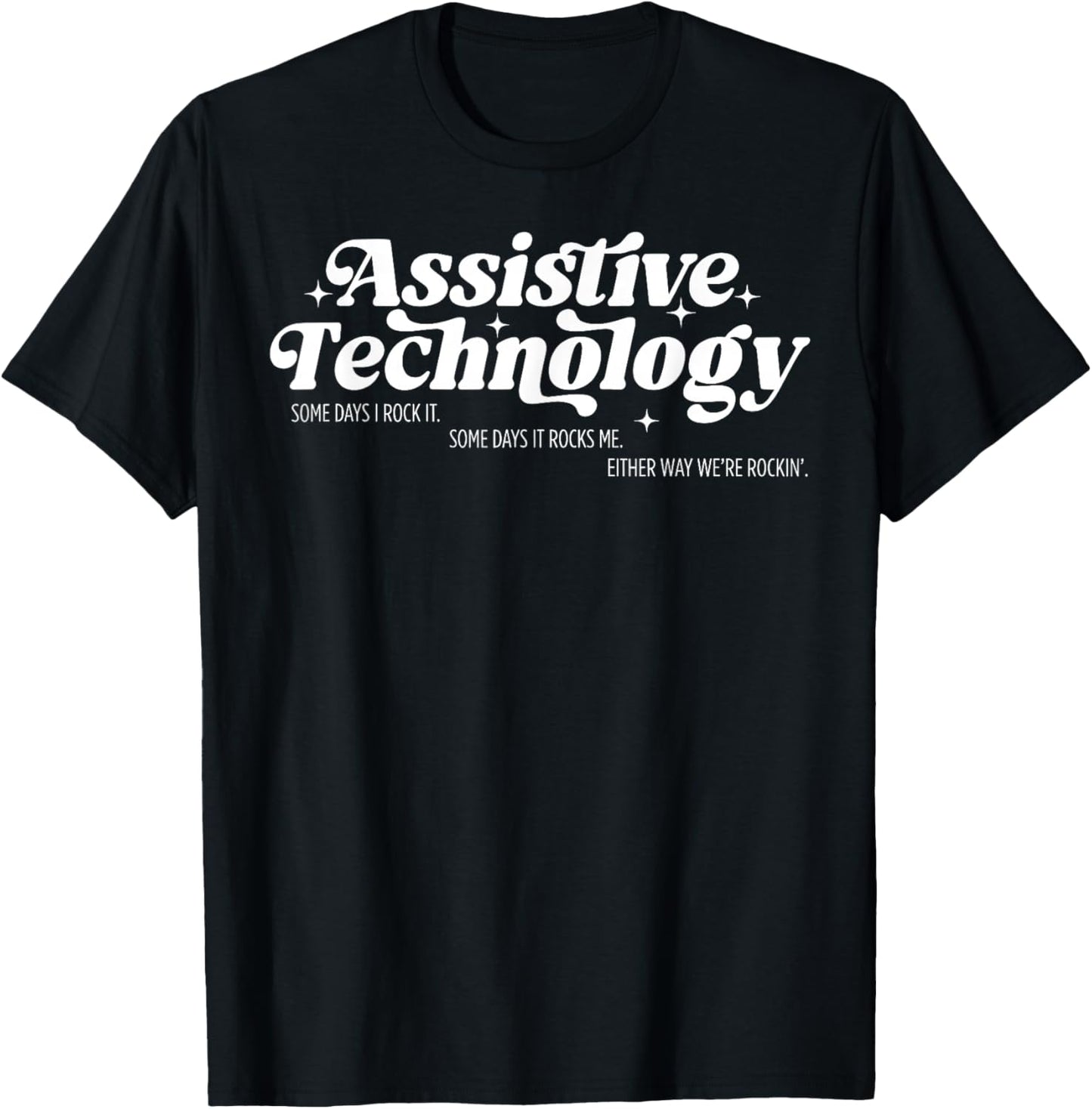 Assistive Technology at Team Neurodiversity Teacher SPED T-Shirt - T-Shirt | Black