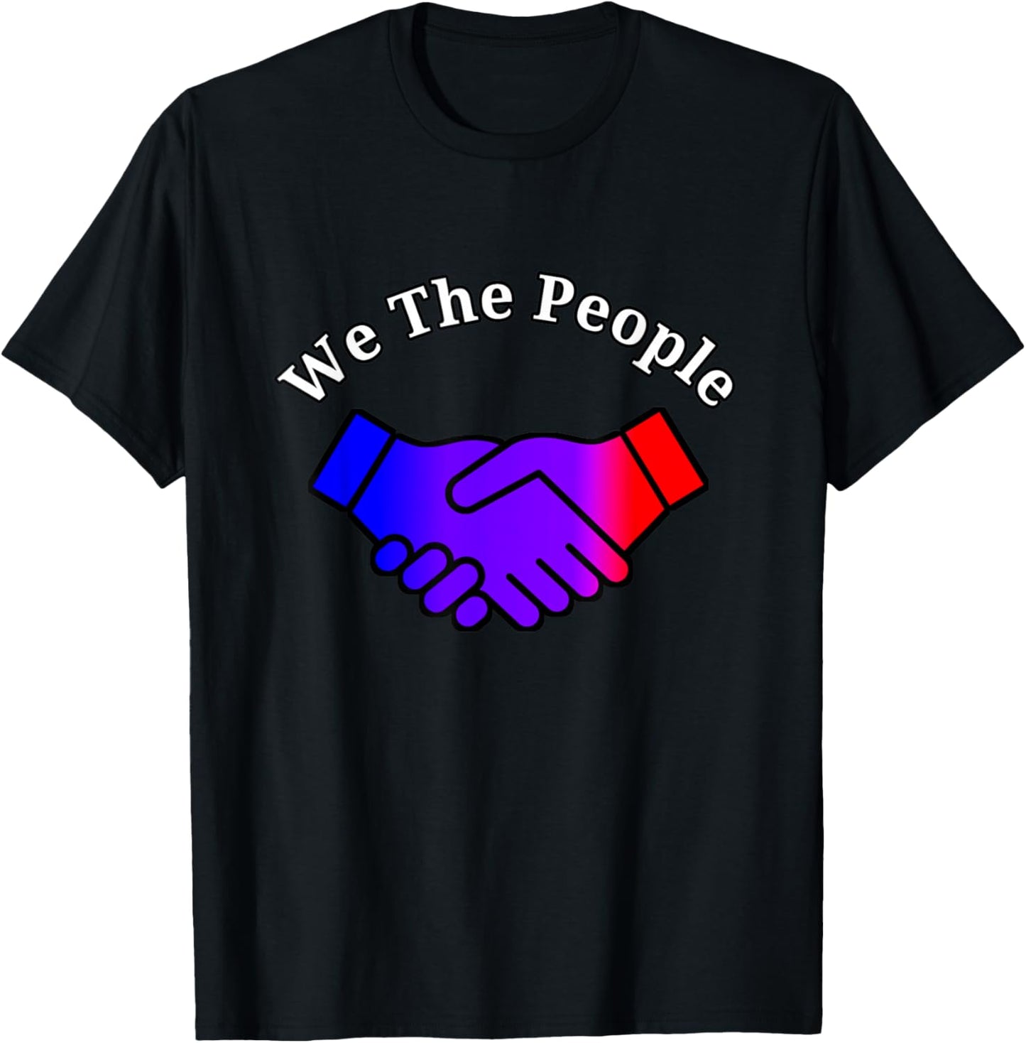 Purple Revolution Voters Uniting We People Unite Saying T-Shirt - T-Shirt | Black