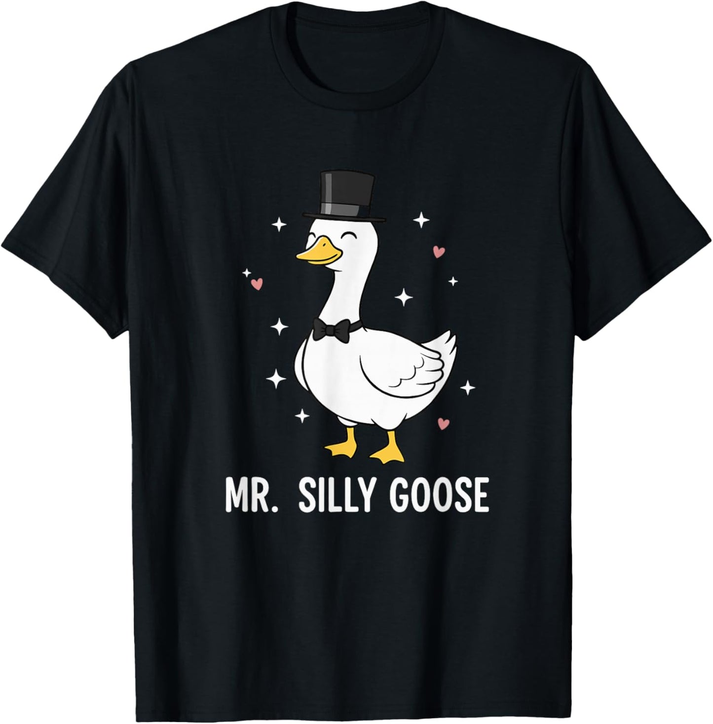 Mr Silly Goose Funny Bride Wedding Matching T-Shirt - T-Shirt | Black