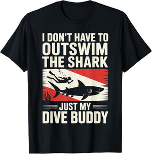 Funny Scuba Diving Art Women Scuba Dive Scuba Diver T-Shirt - T-Shirt | Black