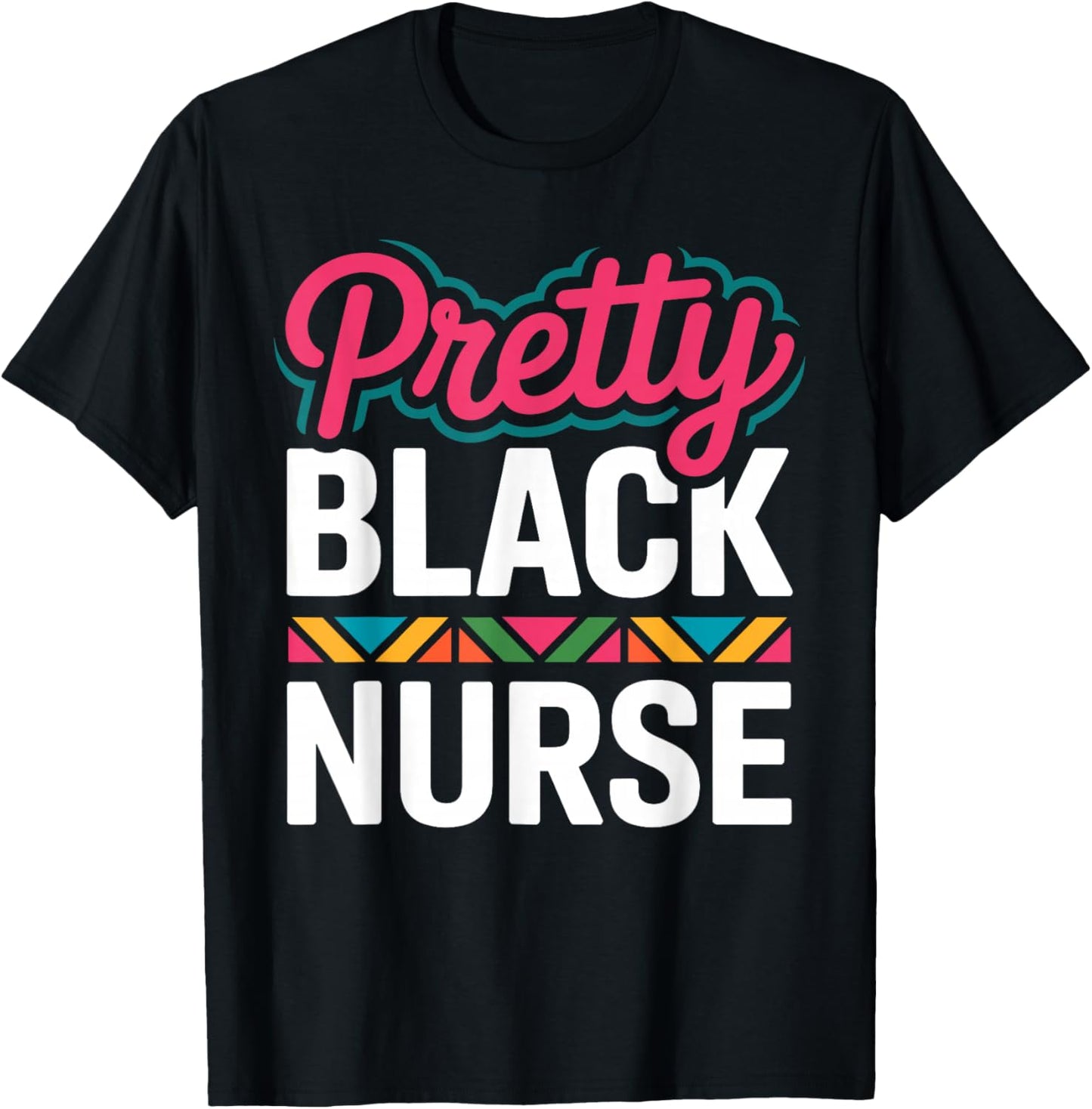 Black Nurse Melanin Woman Black History Month Nursing T-Shirt - T-Shirt | Black