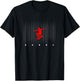 Skate Logo Motif Skate Kick Push Boys Skater T-Shirt - T-Shirt | Black