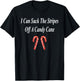 Candy Cane Christmas Funny Naughty Dirty Raunchy Gift Adult T-Shirt - T-Shirt | Black