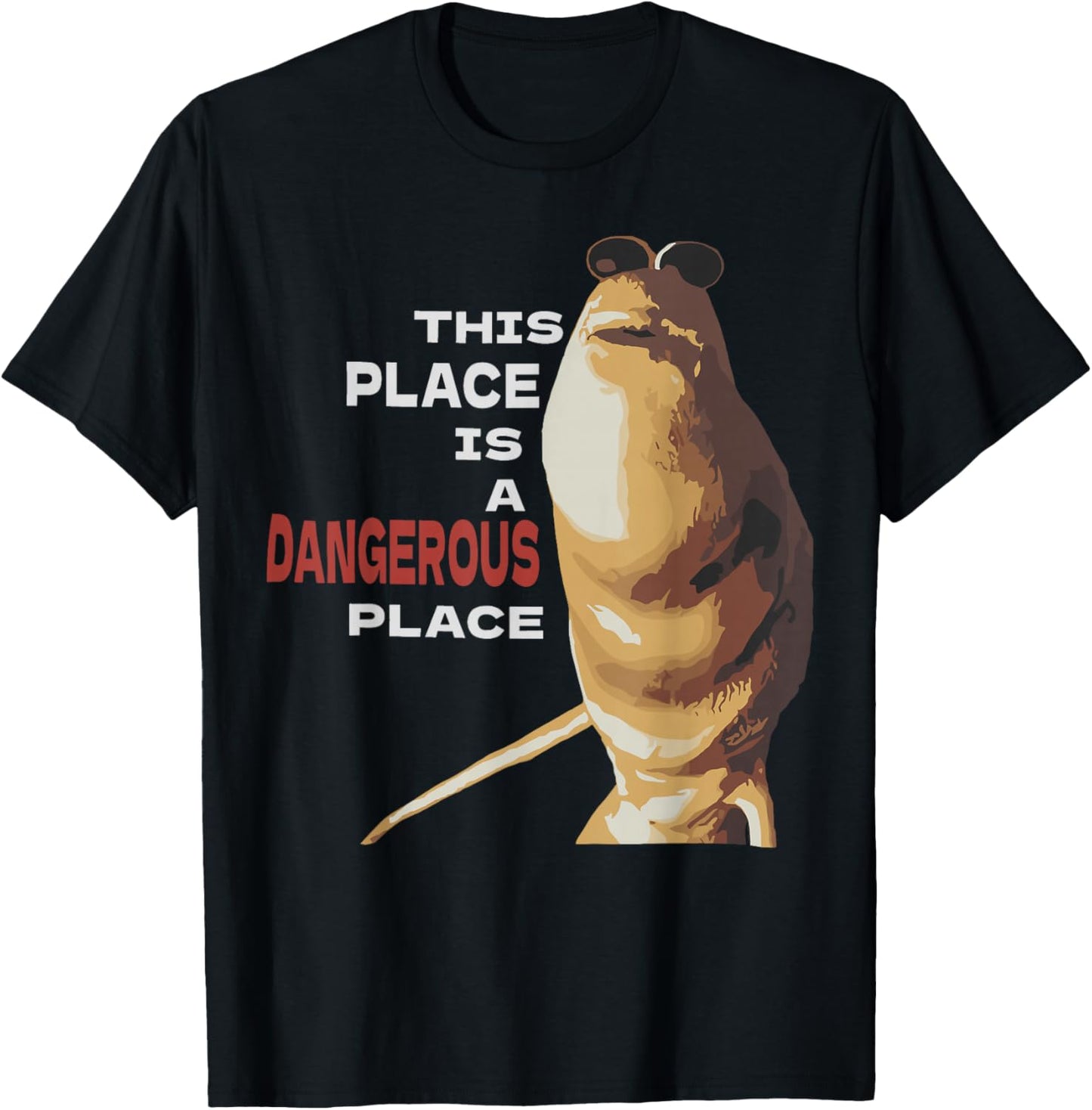 Marcus The Worm Cartoon Character Graphic Art T-Shirt - T-Shirt | Black