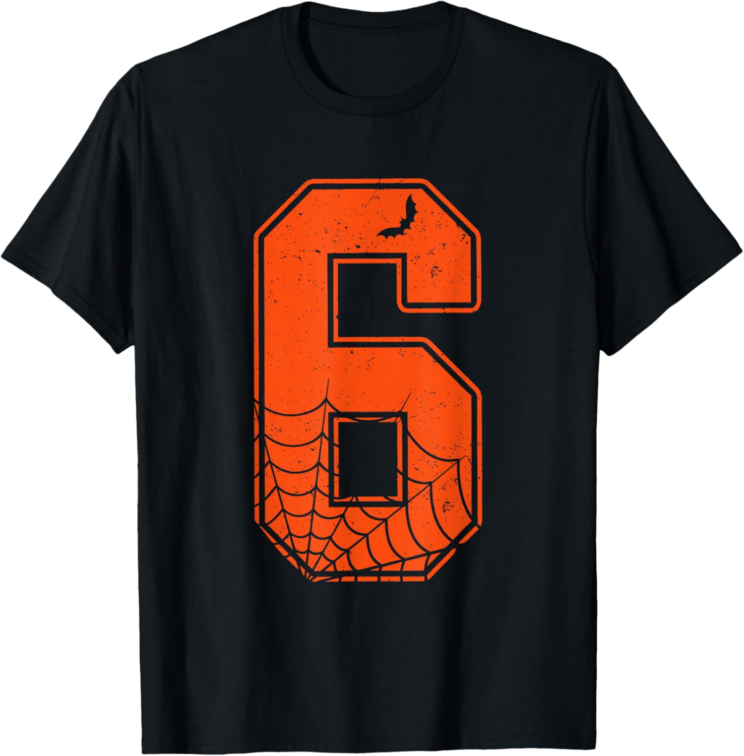 Number 6 67 Meme Costume Matching Group Halloween Spider T-Shirt - T-Shirt | Black