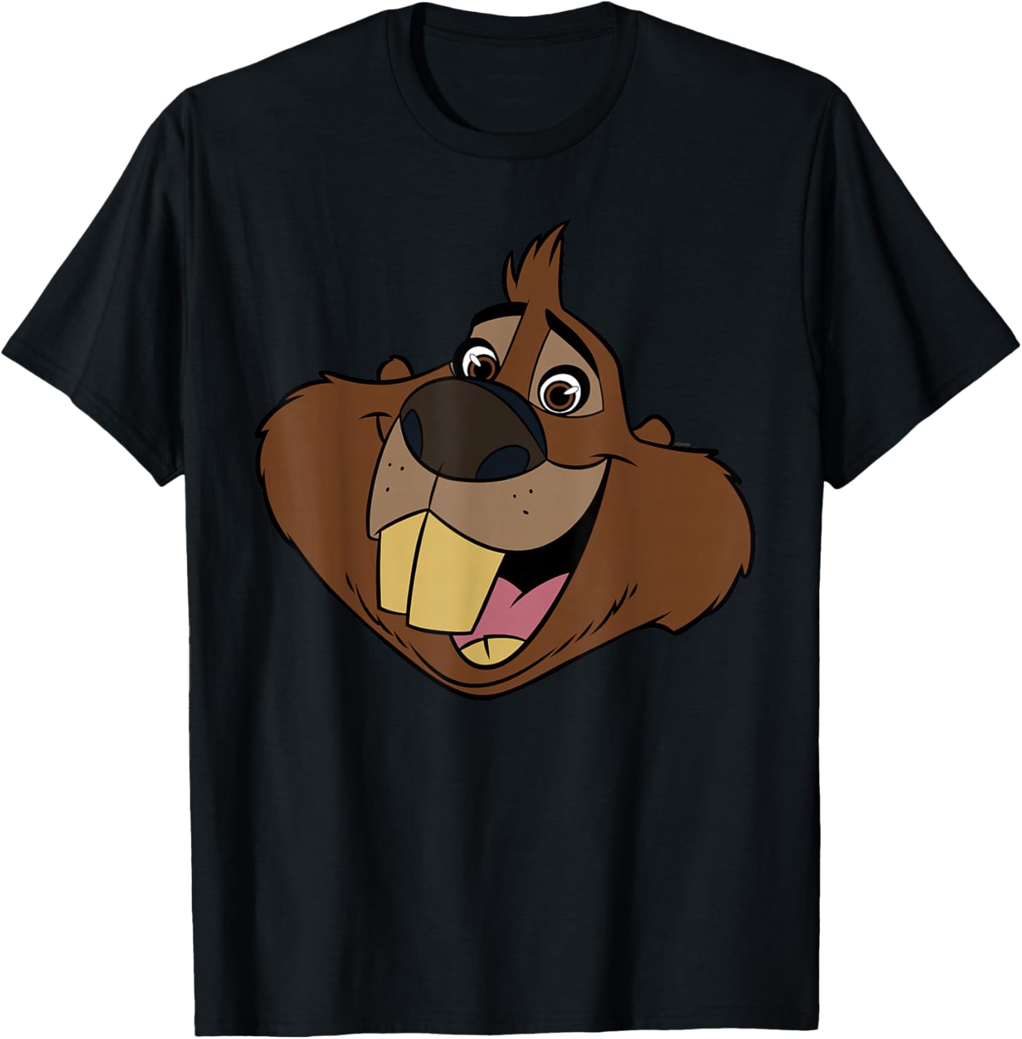 Disney Zootopia 2 Nibbles Beaver Big Face Halloween Costume T-Shirt - T-Shirt | Black