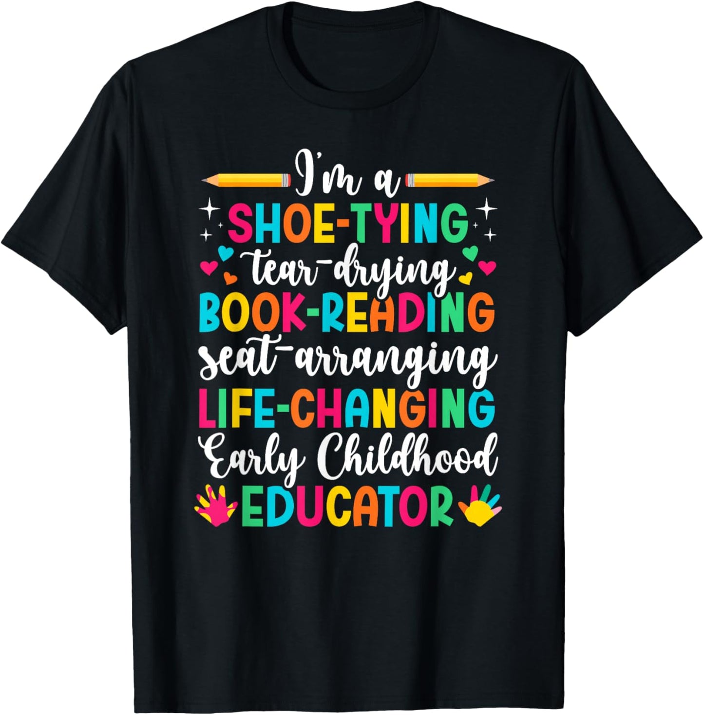 Early Childhood Educator Definition Early Childhood Teacher T-Shirt - T-Shirt | Black