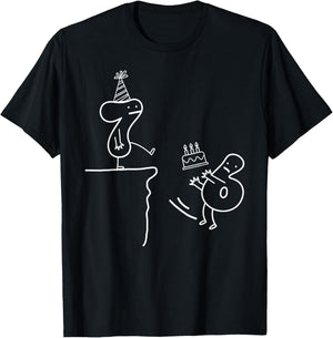 Funny Goodbye 6 Hello 7 Birthday 7th Bday 7 Years Old 67 Boy T-Shirt - T-Shirt | Black