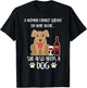 A Woman Cannot Survive Funny Wine Dog Mom Drinking T-Shirt - T-Shirt | Black