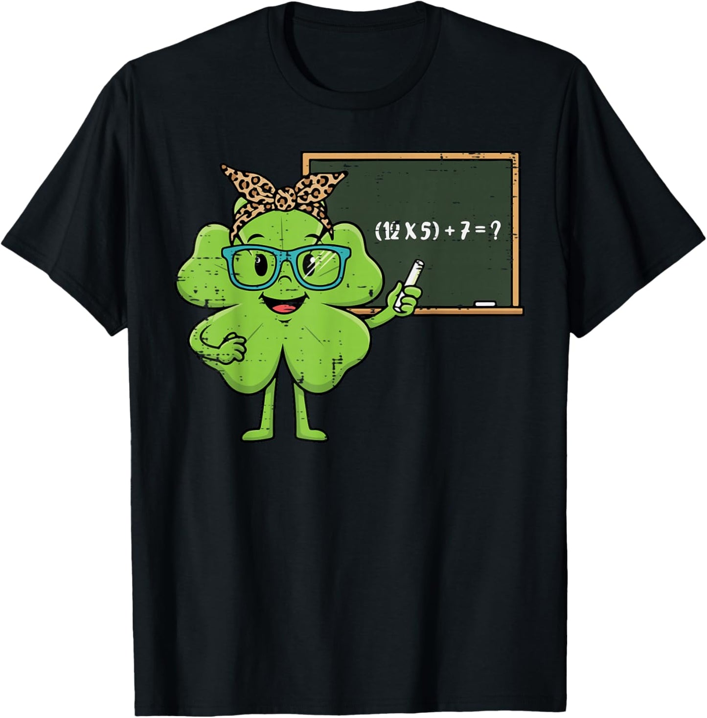 6 7 Math Equation St Patricks Day 67 Meme Teacher Women T-Shirt - T-Shirt | Black