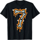 Six Seven Meme 6 7 Skeleton Halloween Costume Couple T-Shirt - T-Shirt | Black