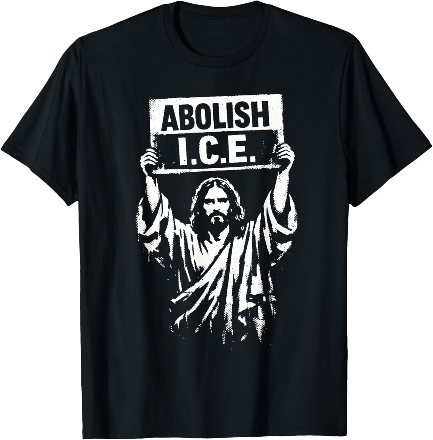 Retro Abolish ICE Jesus ICE Women T-Shirt - T-Shirt | Black