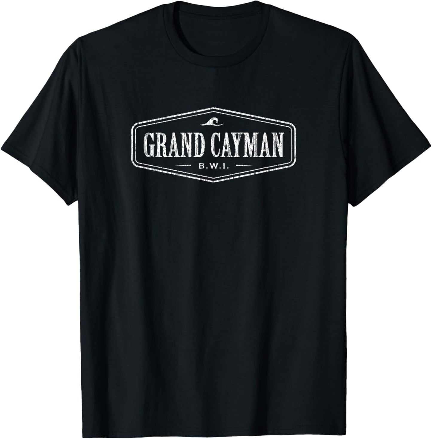 Retro Grand Cayman Islands Vacation Souvenir Vintage T-Shirt - T-Shirt | Black