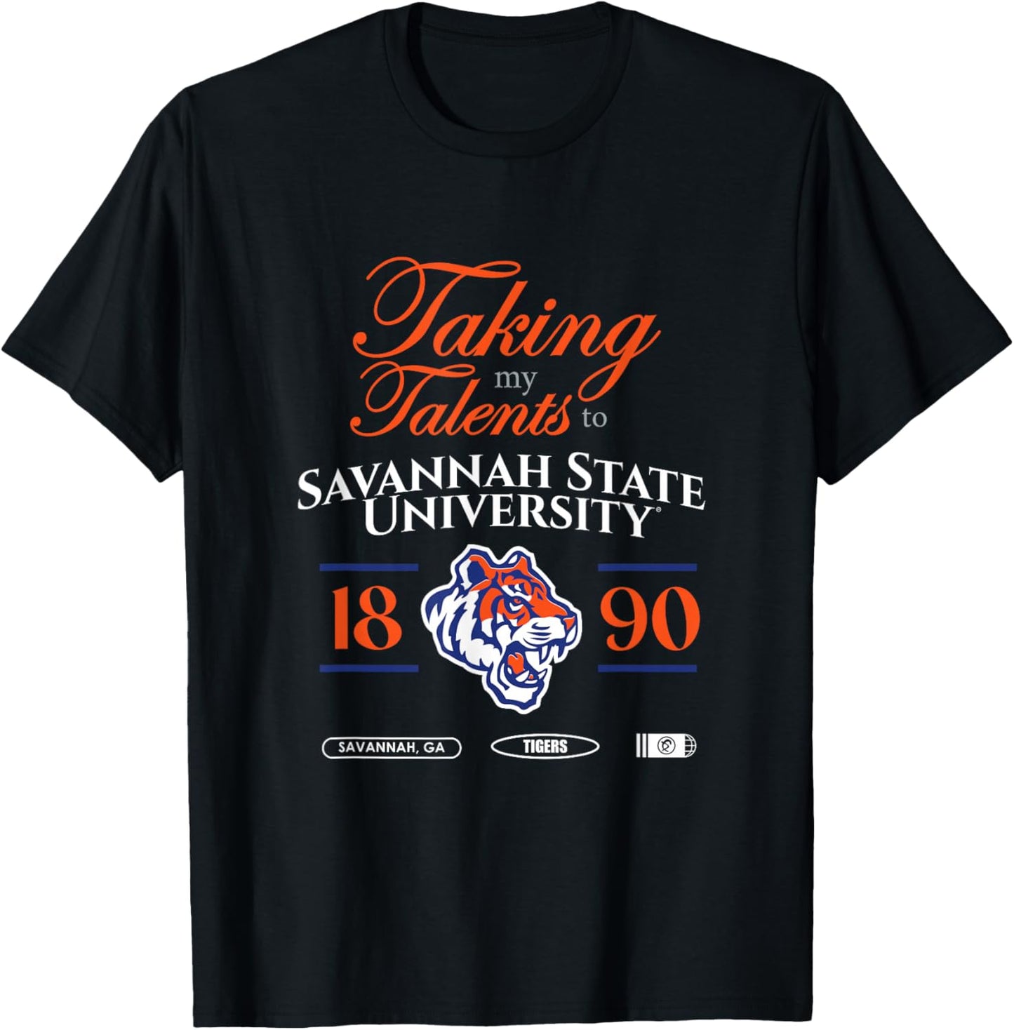 Taking My Talents to Savannah State University Signing Day T-Shirt - T-Shirt | Black
