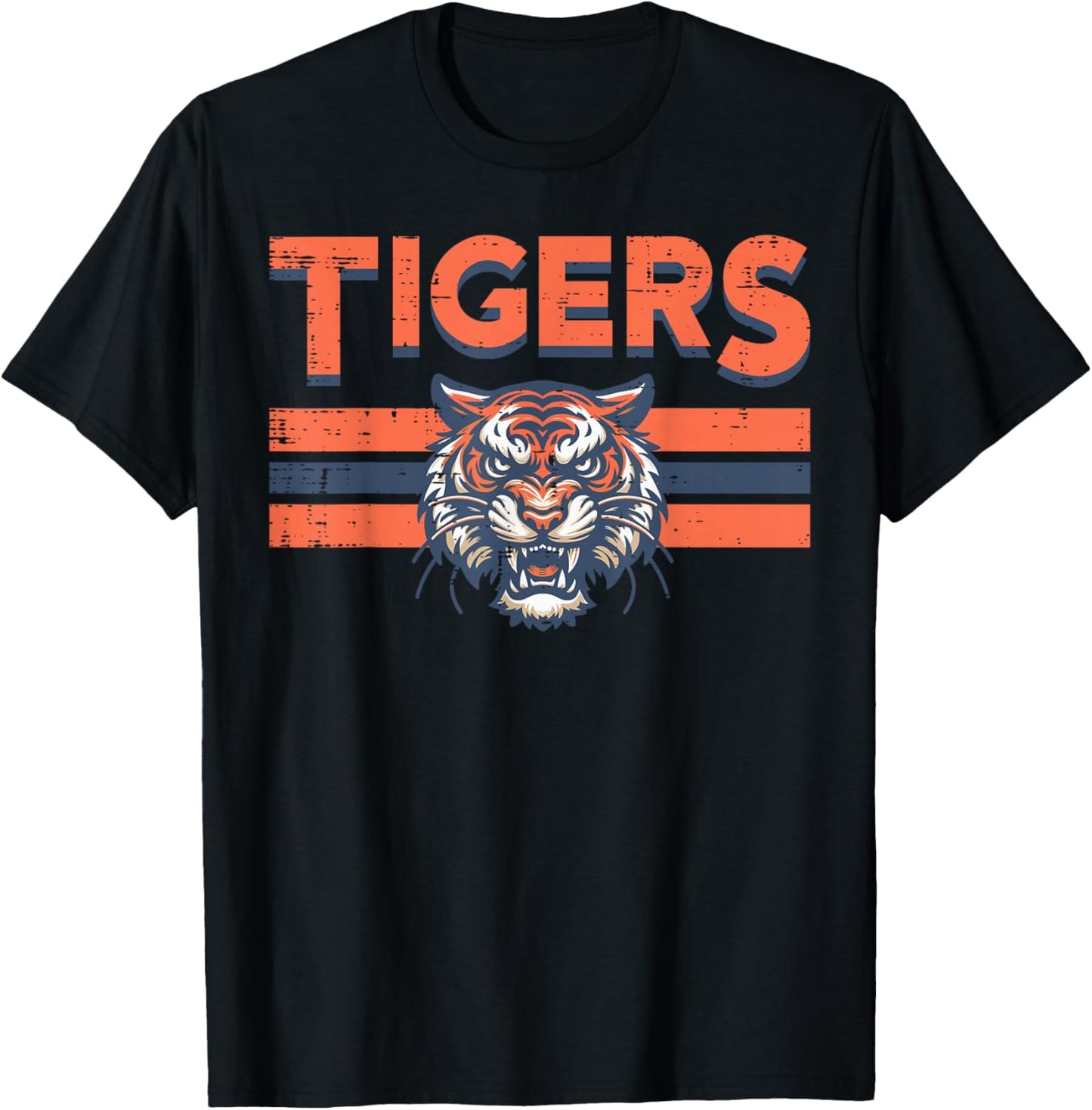 Tiger Women Kids Boys Men Girls Youth Teen T-Shirt - T-Shirt | Black