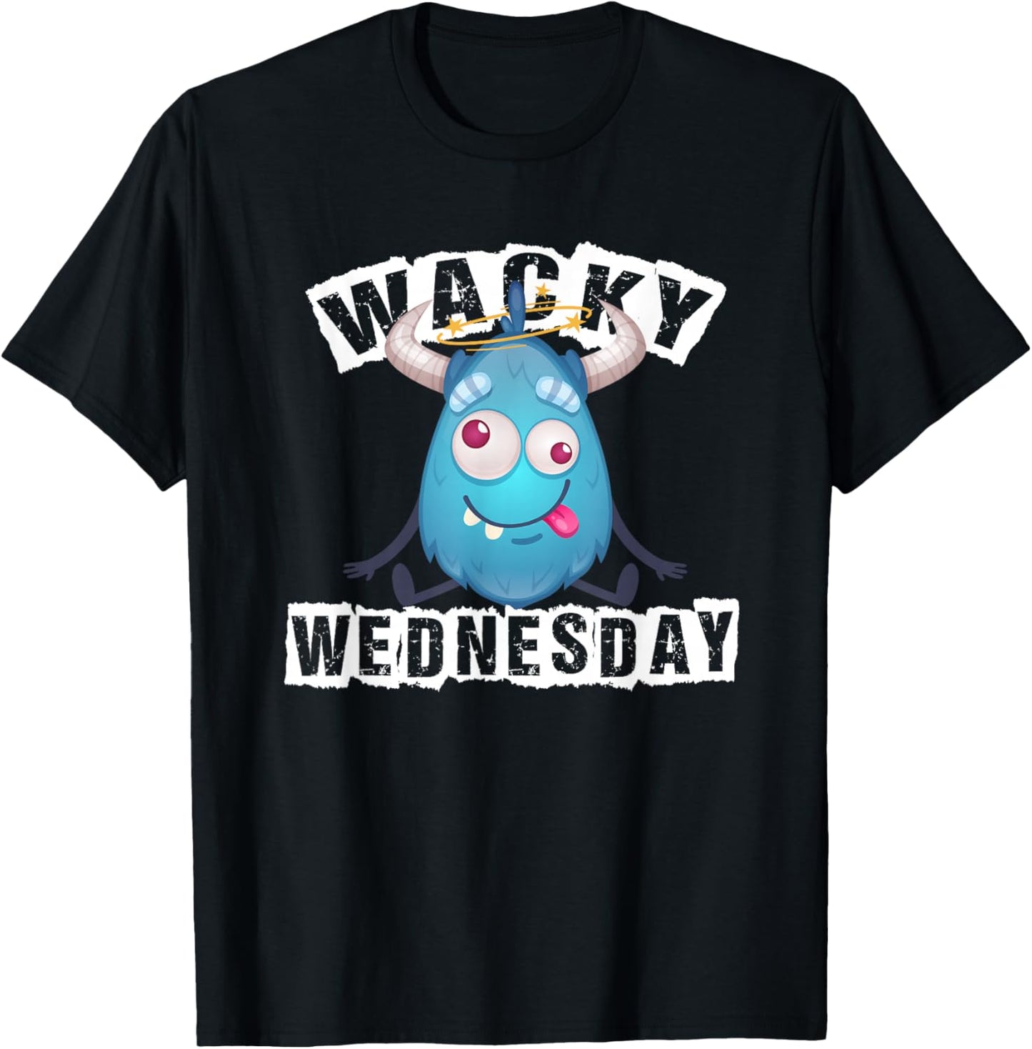 Wacky Wednesday Kids and Teachers | Mismatch Day Spirit Week T-Shirt - T-Shirt | Black