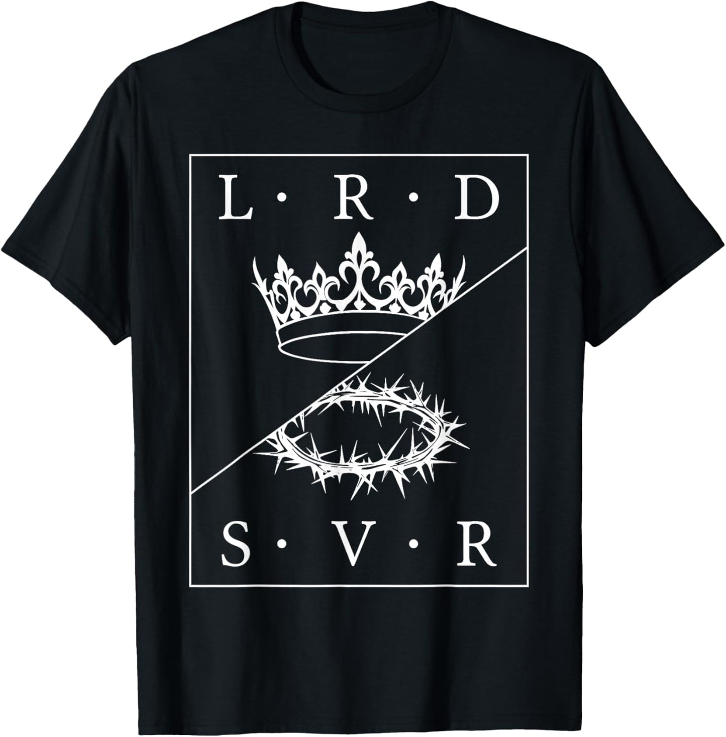 Jesus Lord and Savior Jesus Savior Christian Jesus T-Shirt - T-Shirt | Black