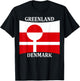 Greenland Denmark Flag United Stand Together Support Freedom T-Shirt - T-Shirt | Black