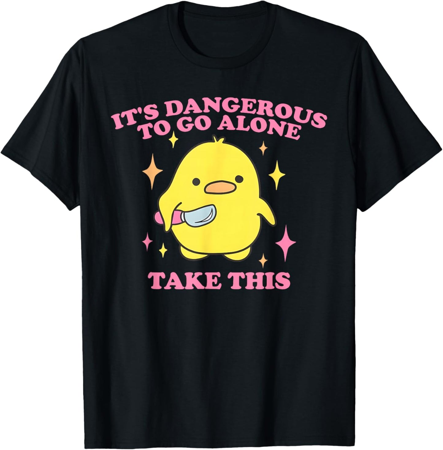It's Dangerous to Go Alone Take This T-Shirt - T-Shirt | Black