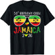 50th Birthday Crew Jamaica 2026 50 Years Old Bday Party Trip T-Shirt - T-Shirt | Black